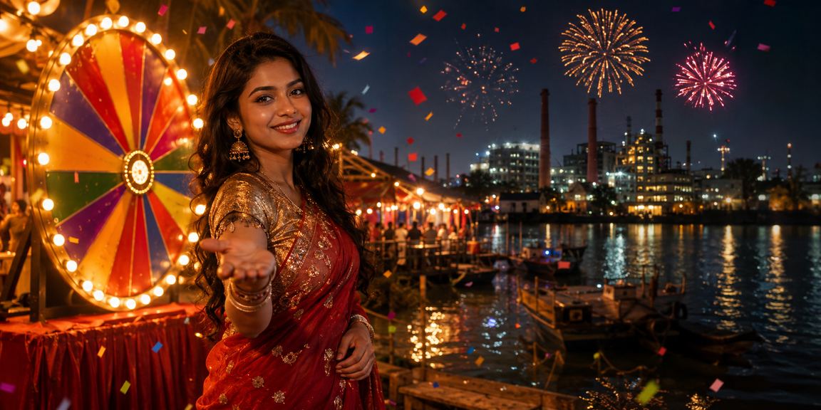 গাজীপুরের নাইট মার্কেটে রুলেট বেটিংয়ের রাতের দৃশ্য