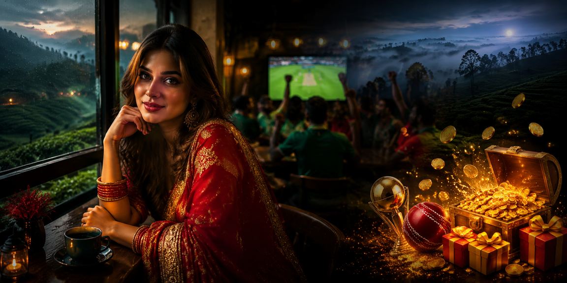 সিলেটের চা বাগানে মোবাইলে ক্রিকেট বেটিং করছেন ব্যবহারকারী